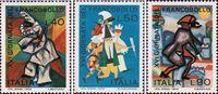 Италия  1974 «День почтовой марки. Детские рисунки»