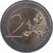  Люксембург  2 евро 2011 [KM# New] 50 лет назначения Великого герцога Люксембурга Жана титулом «lieutenant-representant». 