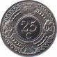  Нидерландские Антильские острова  25 центов 2004 [KM# 35] 