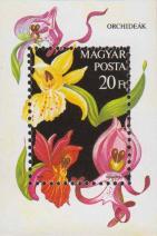 Венгрия  1987 «Орхидеи» (блок)
