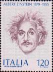 Италия  1979 «100-летие со дня рождения Альберта Эйнштейна»