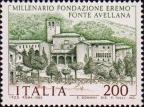 Италия  1980 «1000-летие монастыря Фонте-Авеллана»