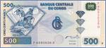 Конго 500 франков  2002 Pick# 96