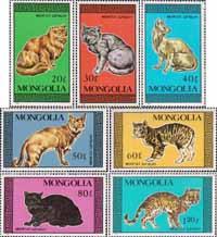Монголия  1987 «Кошки»