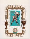 СССР  1973 «Чемпионат мира и Европы по хоккею с шайбой в Москве» (блок)