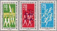 ГДР  1963 «IV немецкий спортивно-гимнастический праздник в Лейпциге»