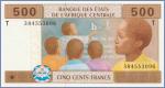 Центрально-Африканские Штаты 500 франков (Конго)  2002 Pick# 106T