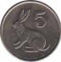  Зимбабве  5 центов 1997 [KM# 2] Джеймсонов красногорный заяц. 