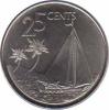  Багамские острова  25 центов 2007 [KM# New] 