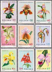 Польша  1965 «Тропические орхидеи»