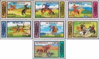 Монголия  1987 «Народные конные игры»