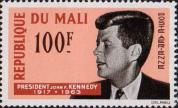 Мали  1964 «Годощина со дня смерти Джона Кеннеди»