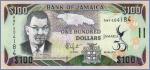 Ямайка 100 долларов  2012 Pick# 90