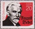 ГДР  1990 «150-летие со дня рождения Августо Бебеля»