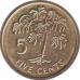  Сейшельские Острова  5 центов 2010 [KM# 47a] 