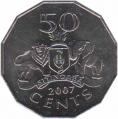  Свазиленд  50 центов 2007 [KM# 52] 