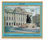 Куба  1973 «500-летие со дня рождения Николая Коперника» (блок)