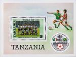 Танзания  1986 «Чемпионат мира по футболу. 1986. Мексика» (блок)