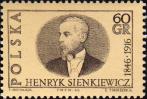 Польша  1966 «Писатель Генрик Сенкевич (1846-1916)»