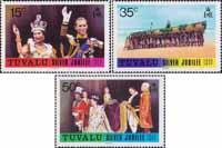Тувалу  1977 «25-летие коронации королевы Елизаветы II»