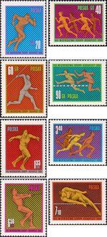 Польша  1966 «VIII чемпионат Европы по легкой атлетике. Будапешт (Венгрия). 30/VII-4/IX»