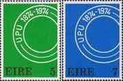 Ирландия  1974 «100 лет Всемирному почтовому союзу (ВПС)»