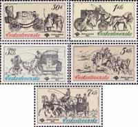 Чехословакия  1981 «История почтовых экипажей»