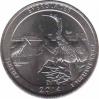  США  25 центов 2014.11.03 [KM# New] Национальный парк Эверглейдс