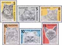 Болгария  1989 «Стандартный выпуск. Кошки»