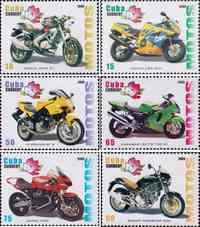 Куба  2009 «Международная филателистическая выставка «China 2009». Мотоциклы»