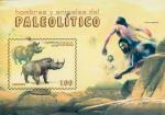 Куба  2008 «Доисторические люди и животные» (блок)