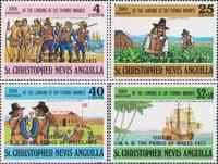 Сент-Китс и Невис  1973 «Визит принца Уэльского на Сент-Китс и Невис (надпечатки)»