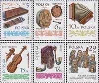 Польша  1984 «Польские народные музыкальные инструменты»