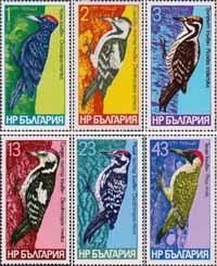 Болгария  1978 «Птицы (семейство дятловых)»