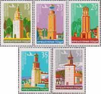 Болгария  1980 «Часовые башни. Авиапочта»