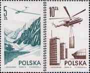 Польша  1976 «Стандартный выпуск. Современная авиация»