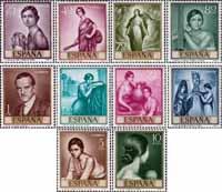Испания  1965 «День почтовой марки. Живопись. Хулио Ромеро де Торрес»
