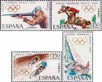 Испания  1968 «XIX летние Олимпийские игры. Мехико (Мексика)»