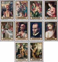 Испания  1970 «День почтовой марки. Живопись. Луис де Моралес (1500-1586)»