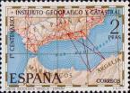 Испания  1970 «100-летие географического и кадастрового института»