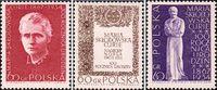 Польша  1967 «100-летие со дня рождения физика и химика Марии Склодовской-Кюри (1867-1934)»