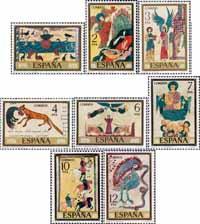Испания  1975 «День почтовой марки. Живопись. Миниатюры из манускриптов»