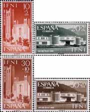 Ифни  1960 «День почтовой марки. Здания»