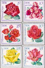 ГДР  1972 «Международная выставка роз в Эрфурте. 1-й выпуск»