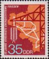 ГДР  1973 «15-летие Объединенной энергетической системы европейских социалистических государств - членов СЭВ «Мир»»