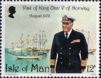 Остров Мэн  1980 «Визит короля Норвегии Улафа V»