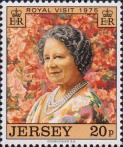 Джерси  1975 «Визит королевы Елизаветы II на остров Джерси»