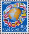 Сан-Марино  1982 «5-летие певой ассамблеи всемирной ассоциации по развитию филателии»