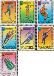 Монголия  1980 «XIII зимние Олимпийские игры. 1980. Лейк-Плэсид. США»