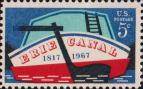 США  1967 «150-летие начала строительства канала Эри»